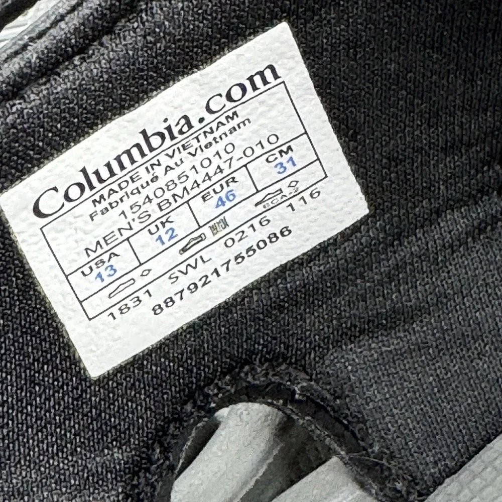 Columbia Techlite Sandals Mens 13 Water Outdoors Gray Black